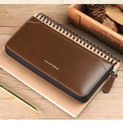 PANACHE BROWN LEATHER WALLET